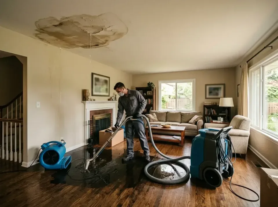 attic-pipe-burst-ceiling-drip-008 — frequently asked questions, Water Damage Restoration & Carpet Care in Wood Village, OR